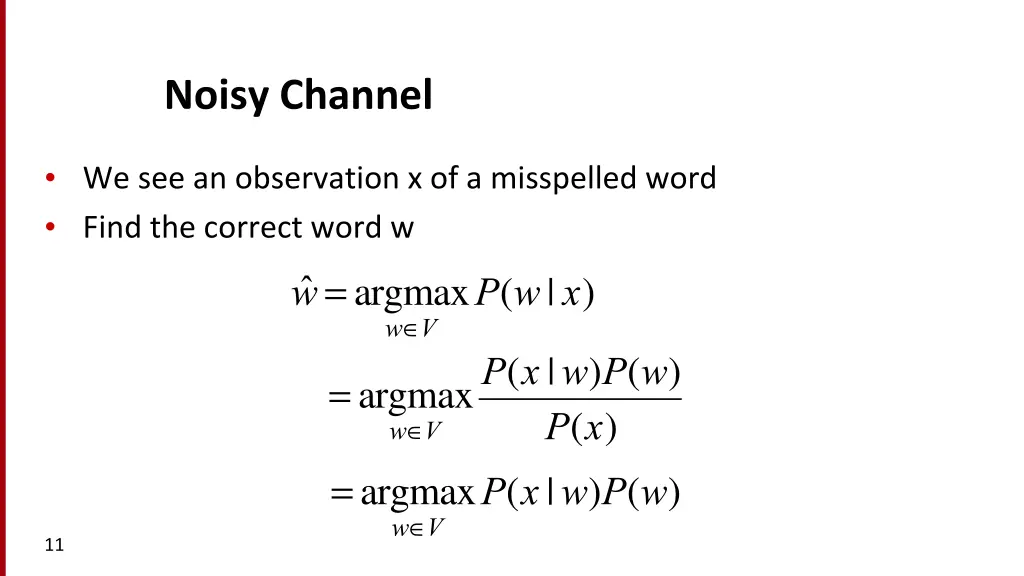 noisy channel