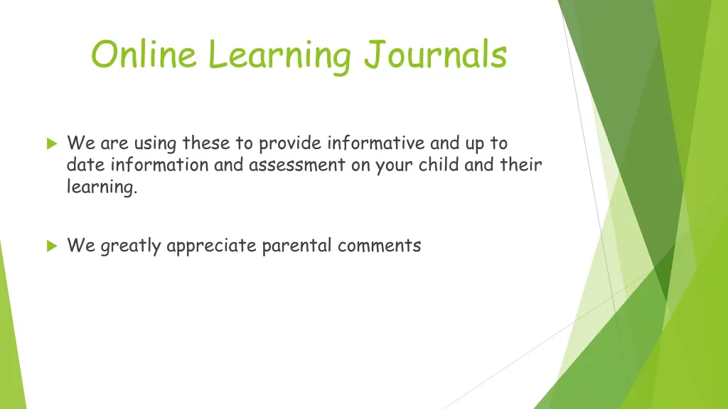 online learning journals