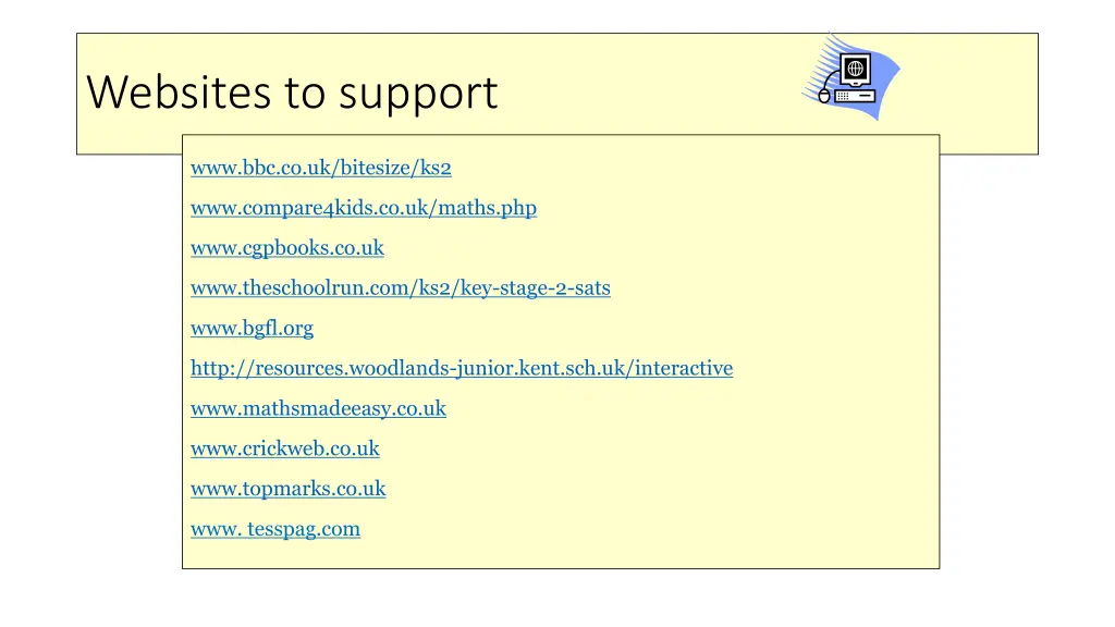 websites to support