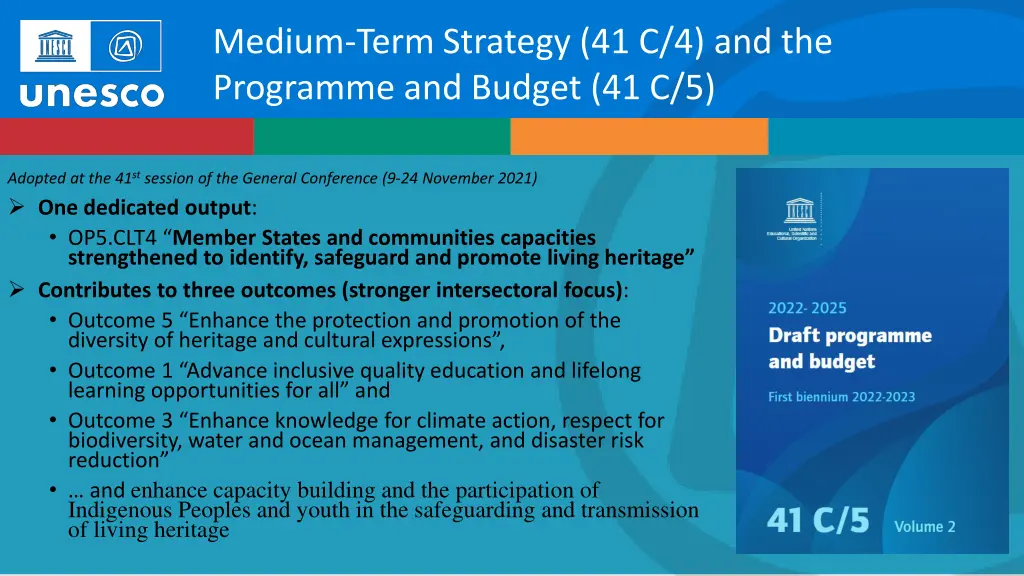 medium term strategy 41 c 4 and the programme