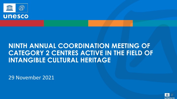 ninth annual coordination meeting of category