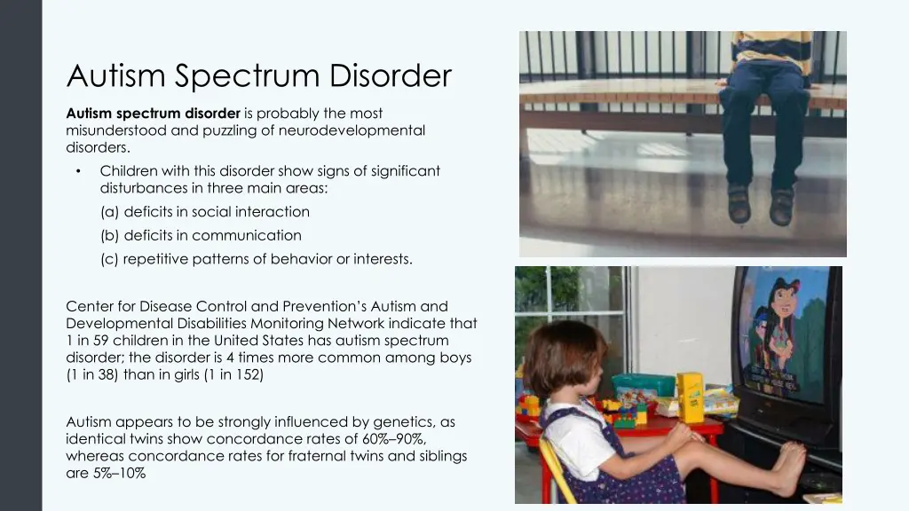 autism spectrum disorder