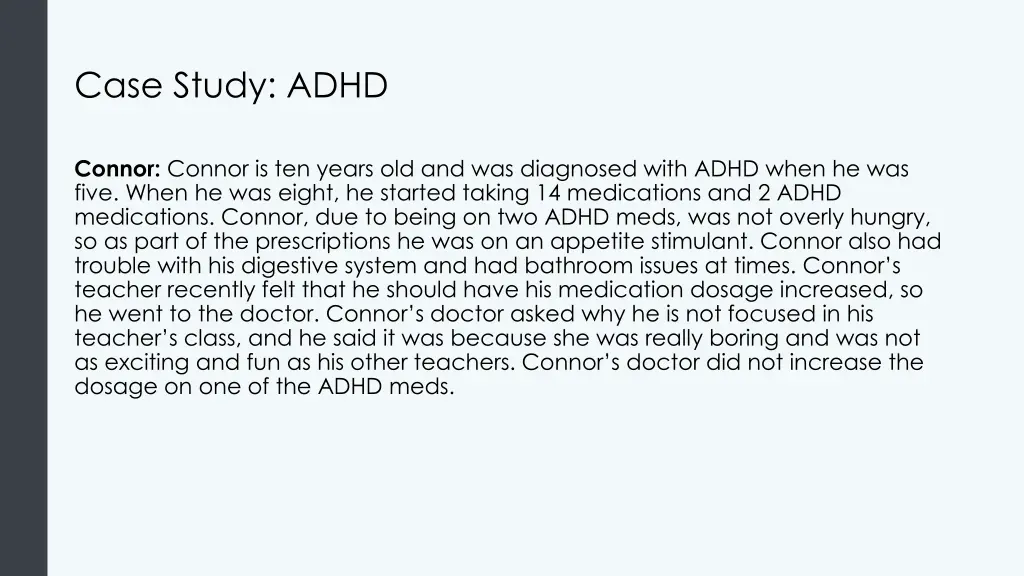 case study adhd