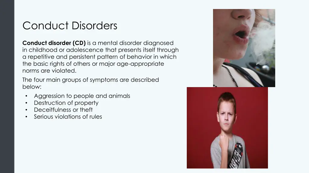 conduct disorders