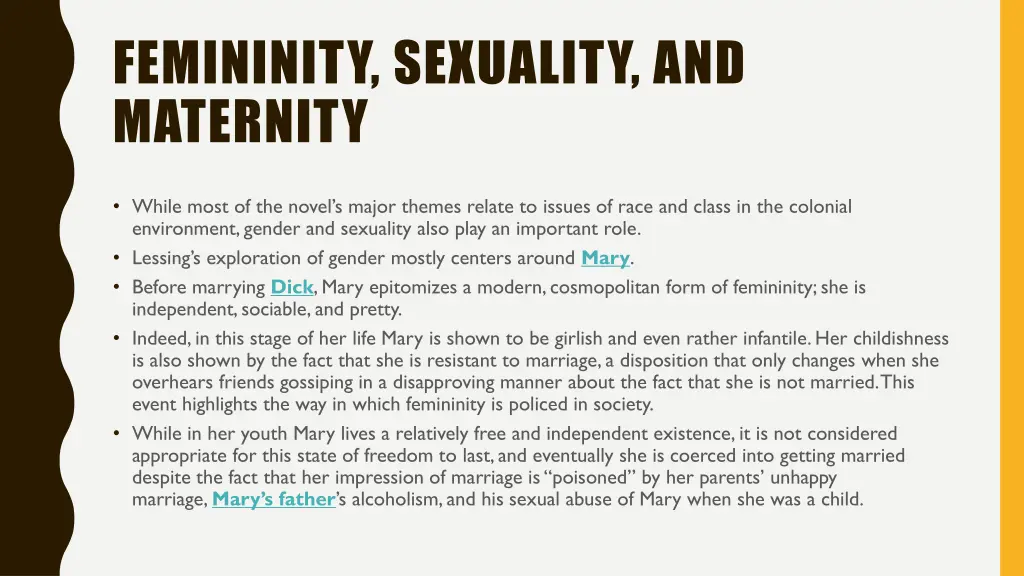 femininity sexuality and maternity