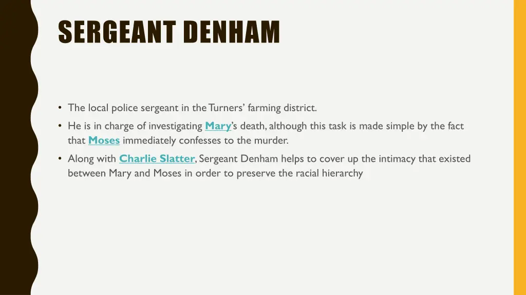 sergeant denham