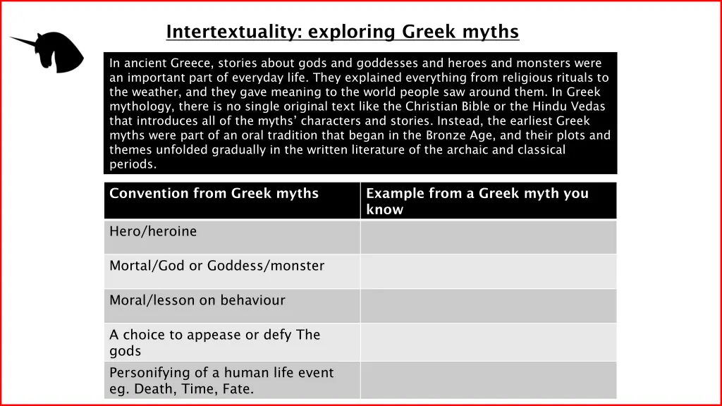 intertextuality exploring greek myths