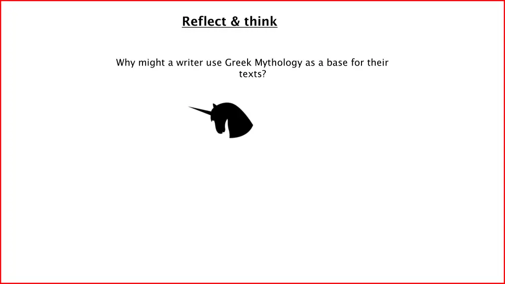 reflect think