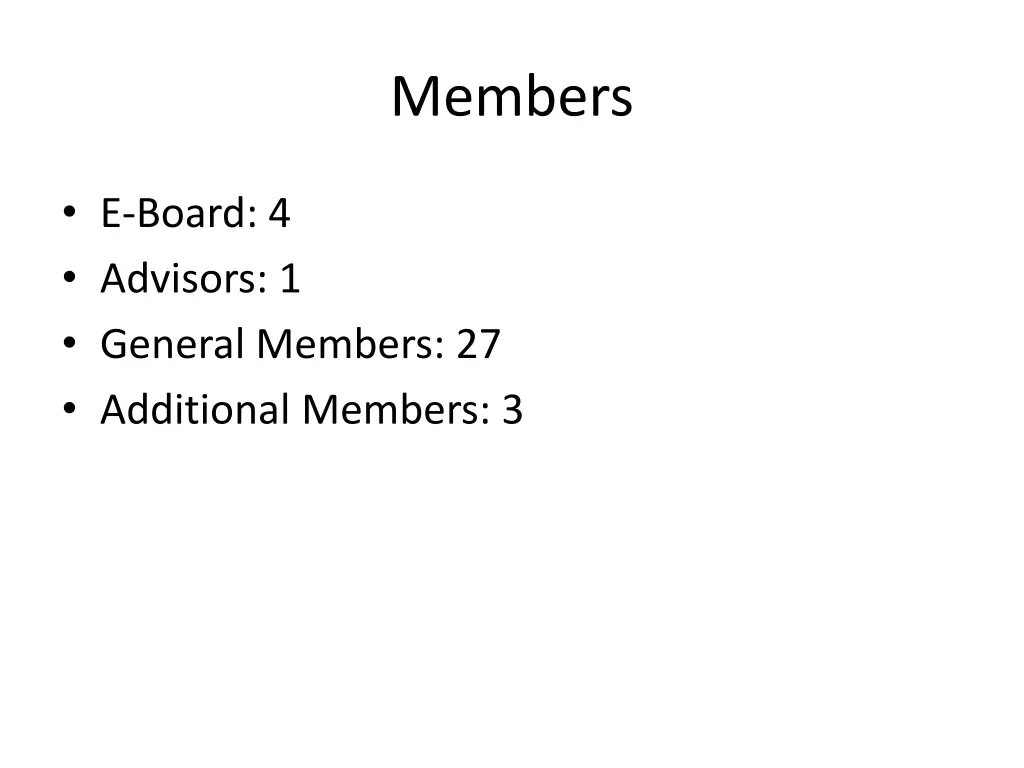 members