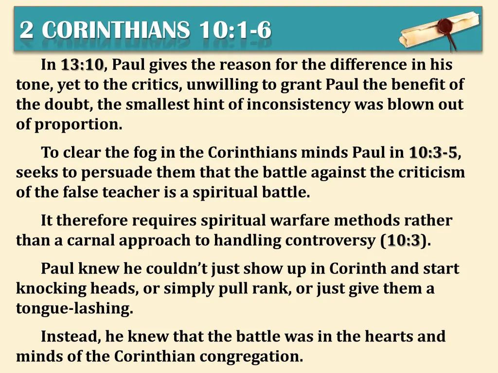 2 corinthians 10 1 6 4