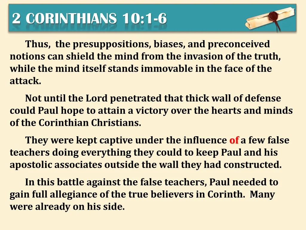 2 corinthians 10 1 6 6