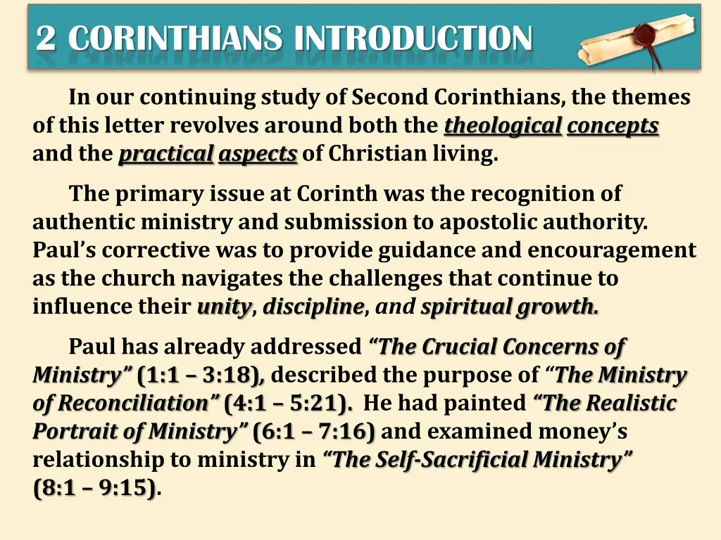 2 corinthians introduction