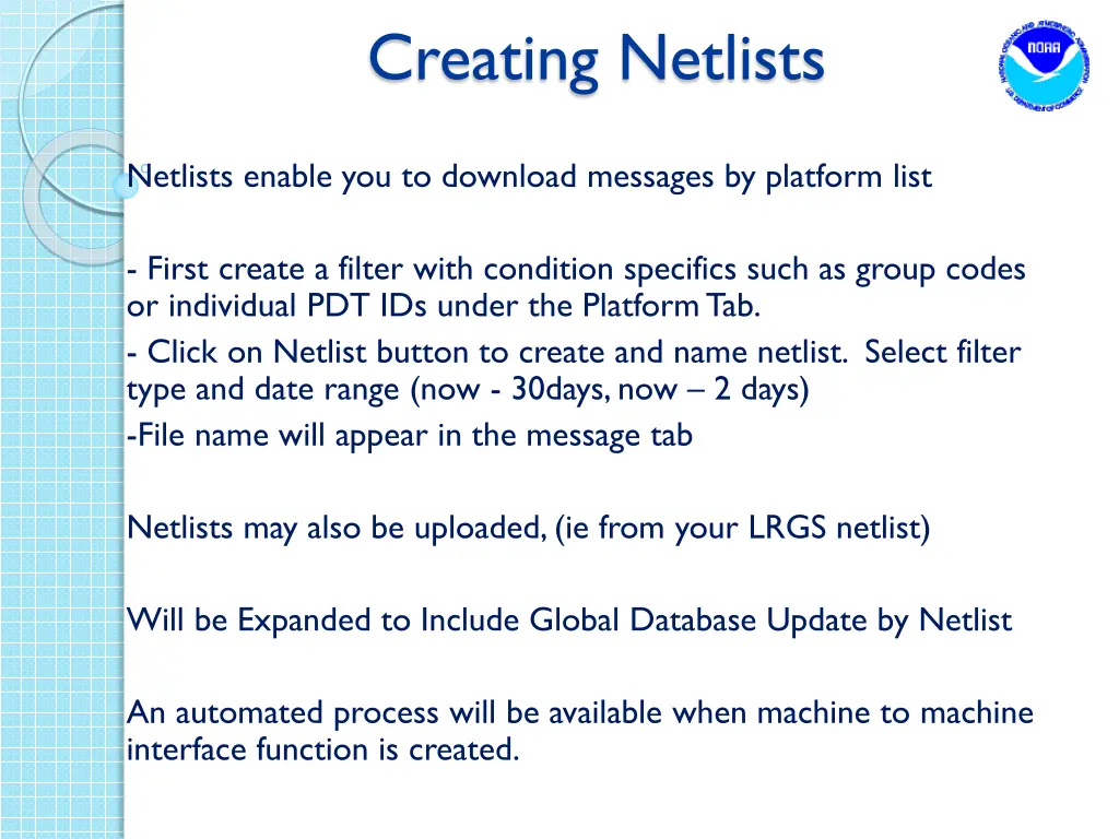 creating netlists