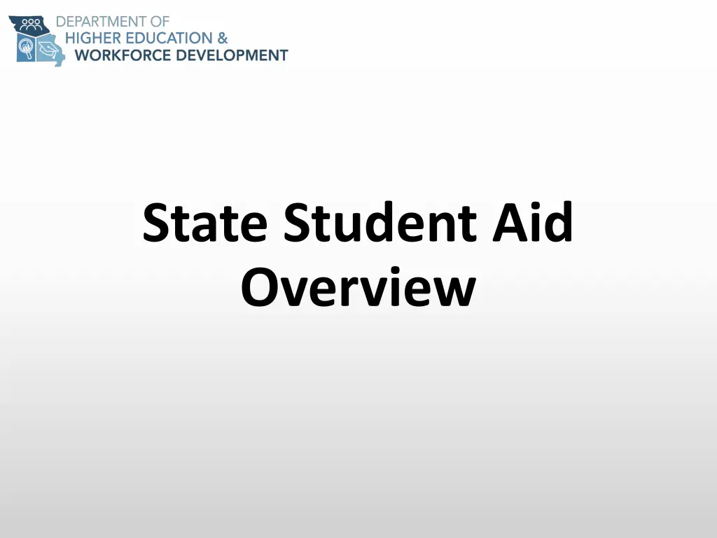 state student aid overview