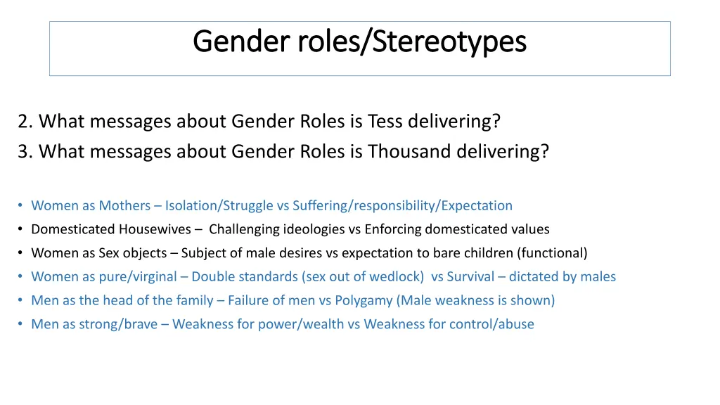 gender roles stereotypes gender roles stereotypes 2