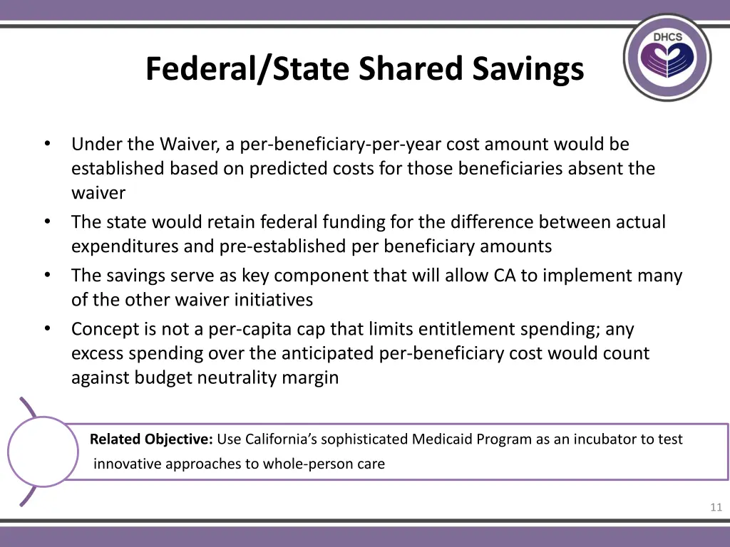 federal state shared savings