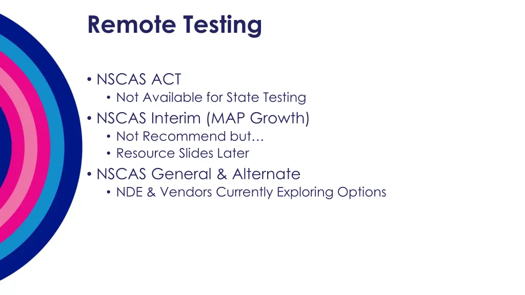 remote testing