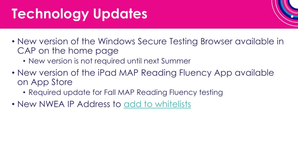 technology updates