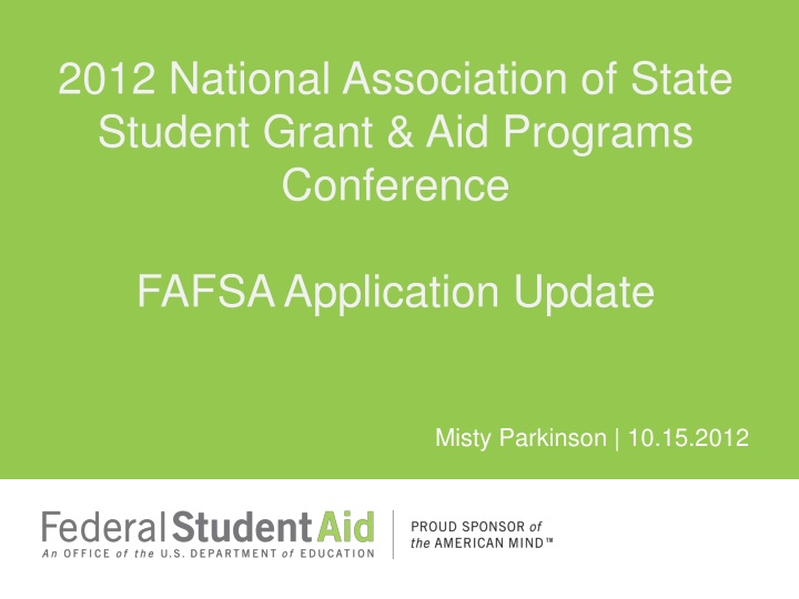 2012 national association of state student grant