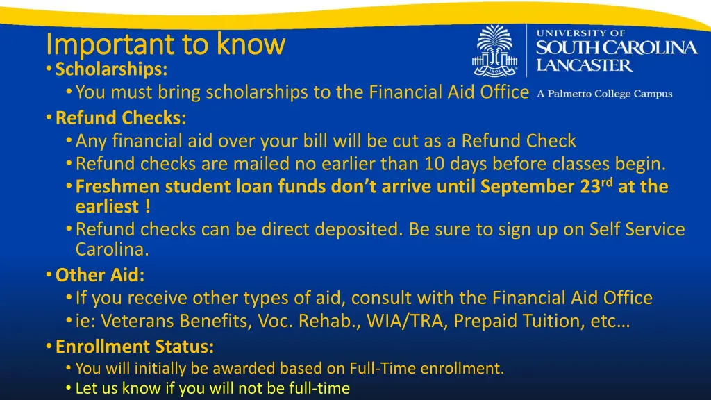 important to know important to know scholarships