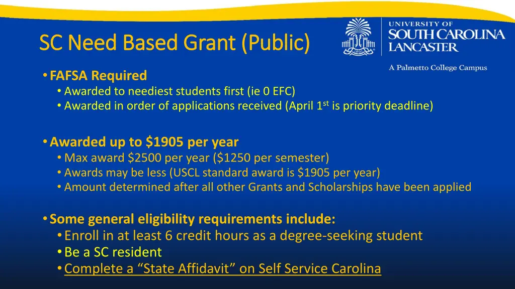 sc need based grant public sc need based grant