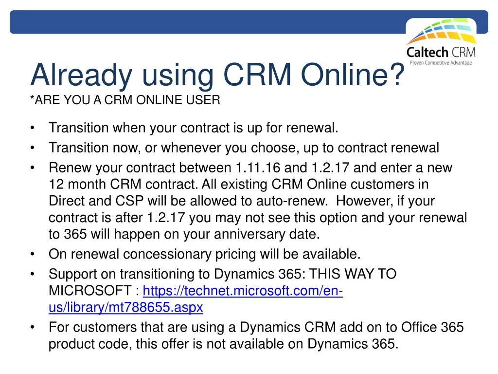 already using crm online are you a crm online user