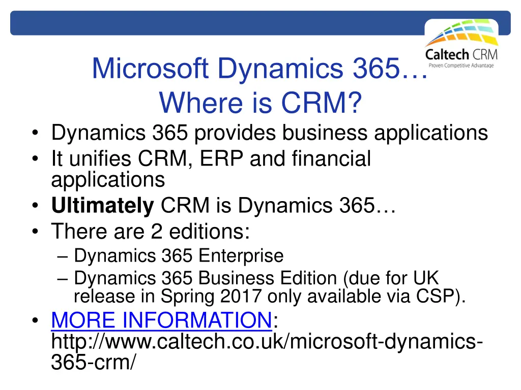 microsoft dynamics 365 where is crm dynamics