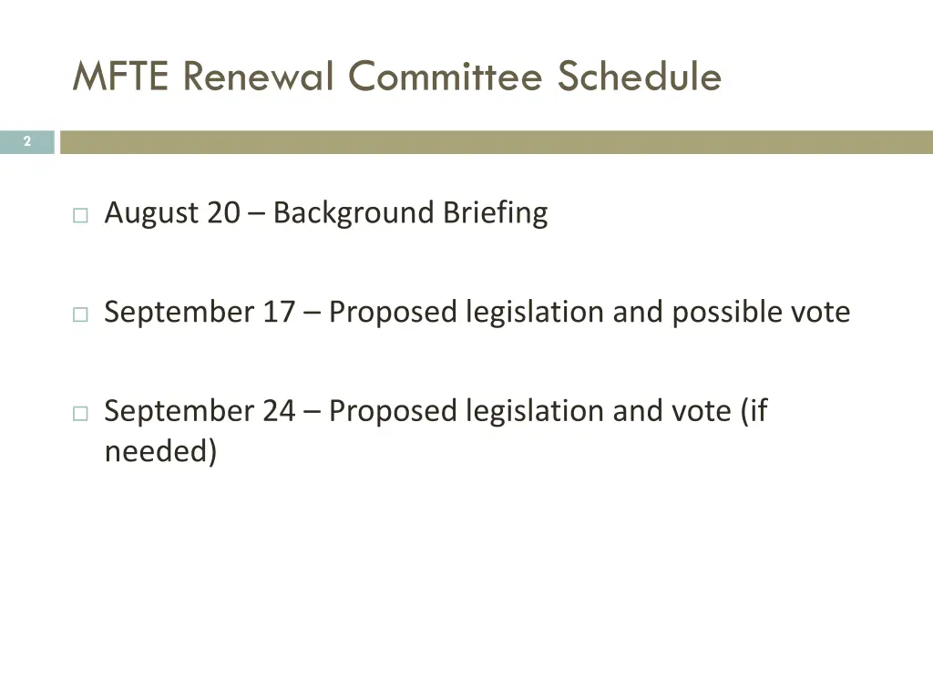 mfte renewal committee schedule