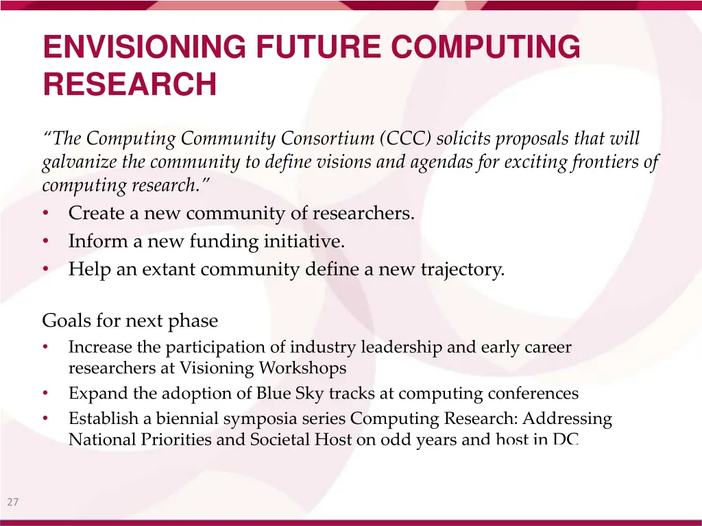 envisioning future computing research