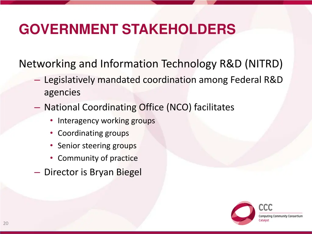 government stakeholders 1