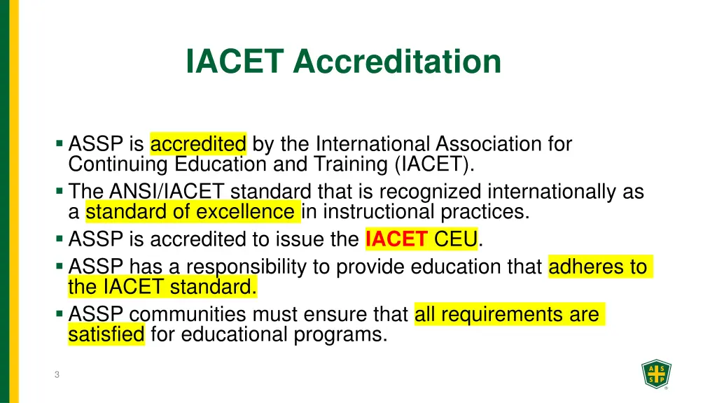 iacet accreditation