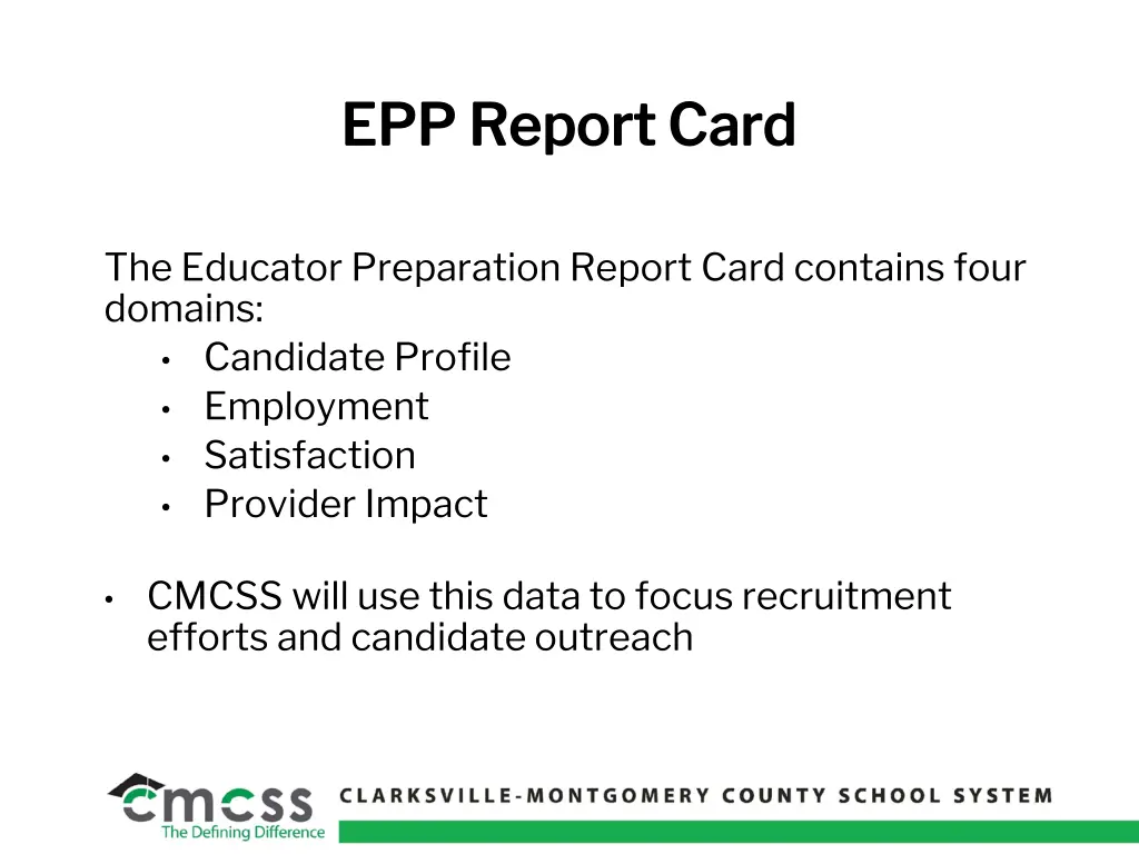 epp report card epp report card