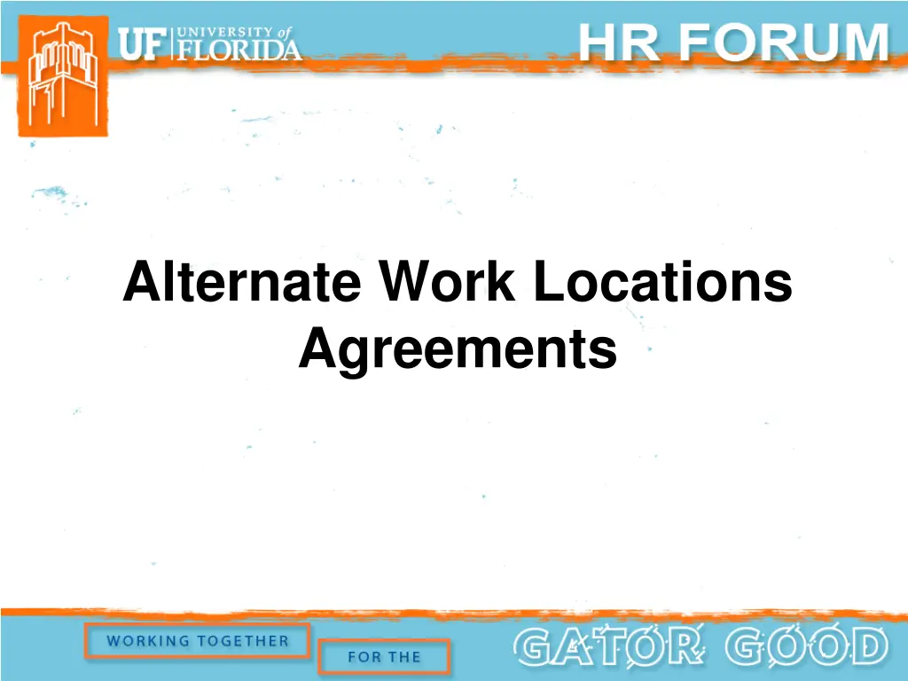 alternate work locations agreements