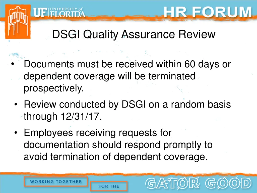 dsgi quality assurance review 1