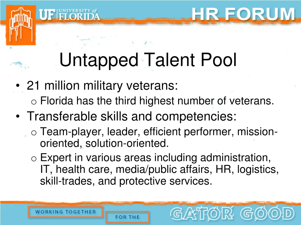 untapped talent pool