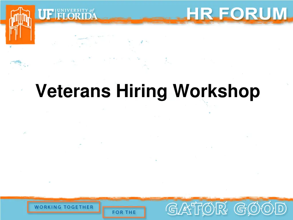 veterans hiring workshop