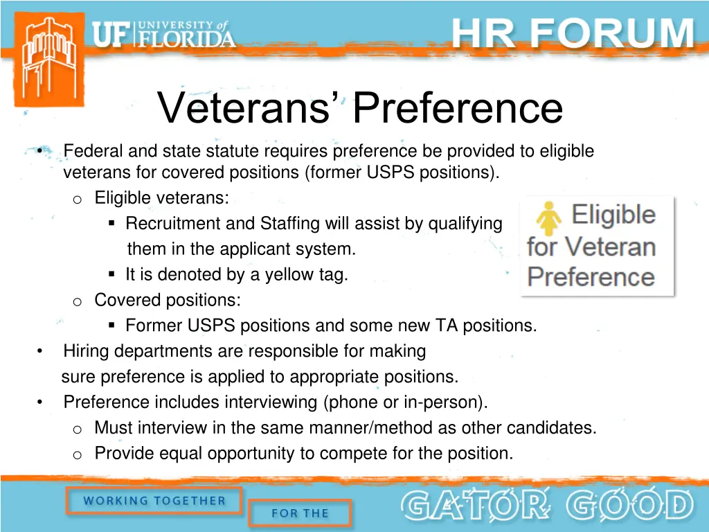 veterans preference federal and state statute