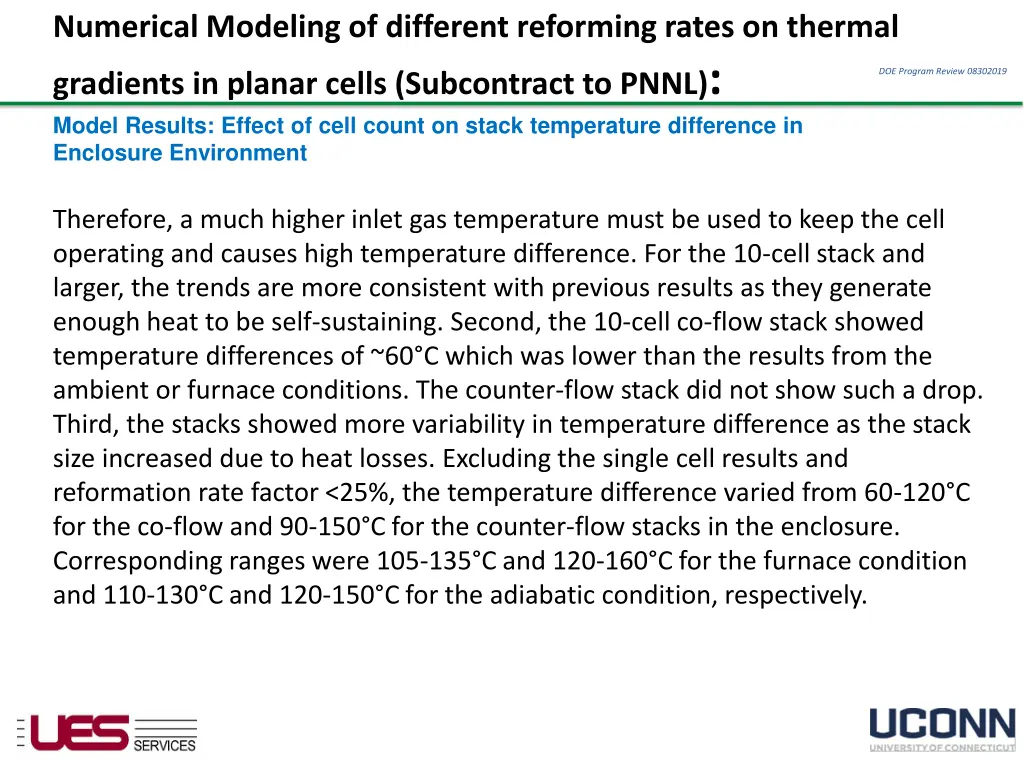 numerical modeling of different reforming rates 9