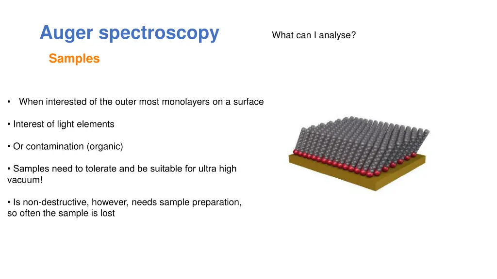 auger spectroscopy 1