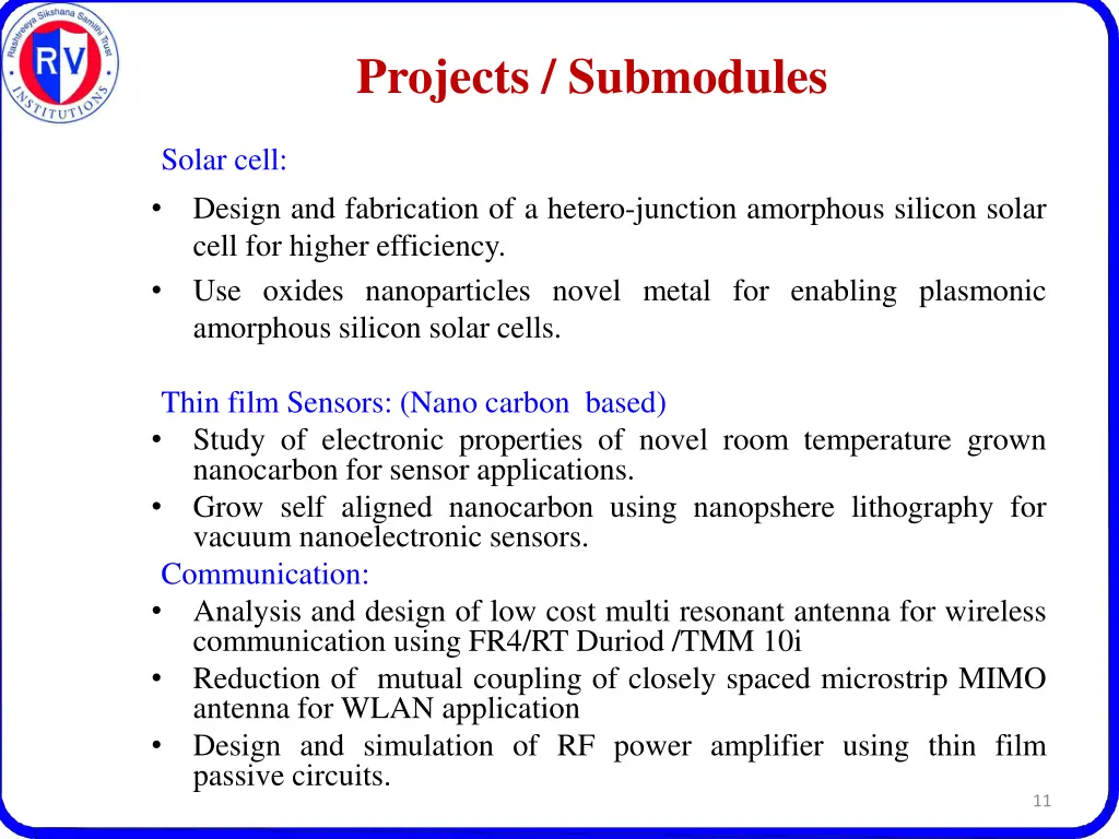 projects submodules 1