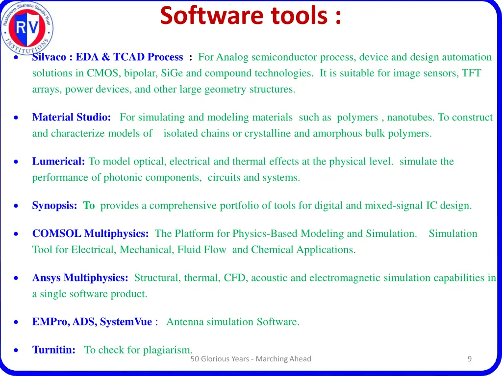 software tools