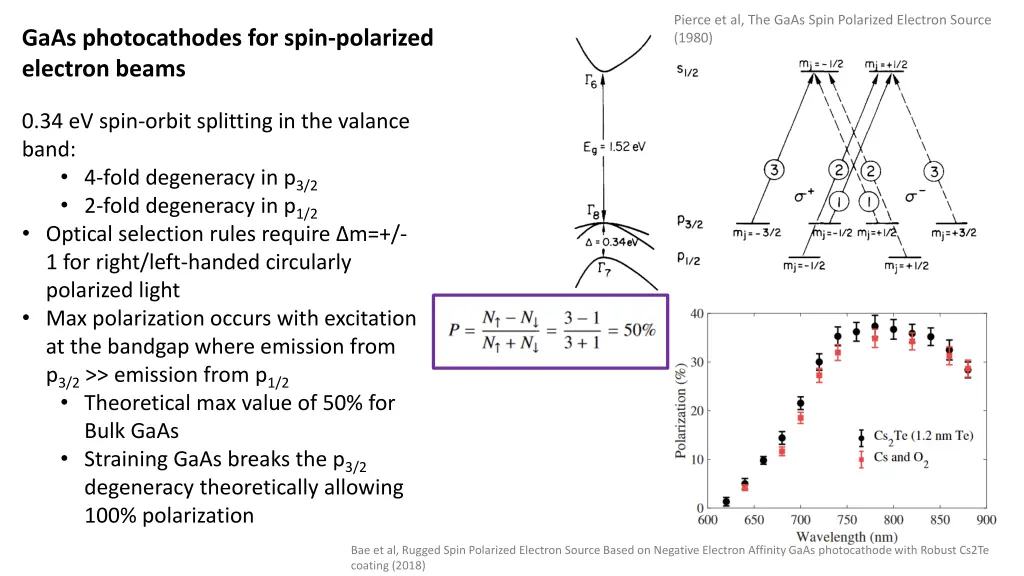 pierce et al the gaas spin polarized electron