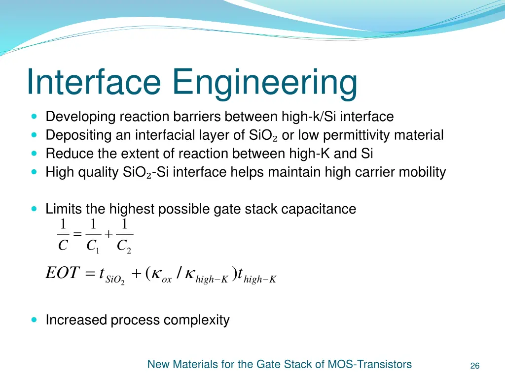 interface engineering developing reaction