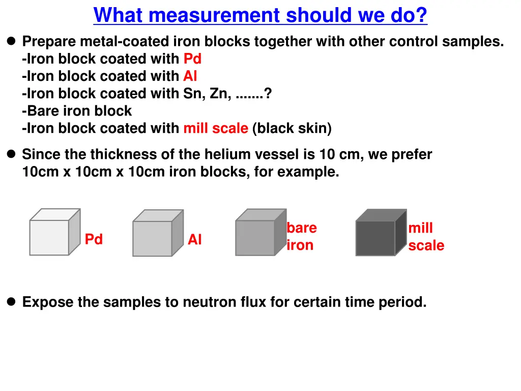 what measurement should we do prepare metal