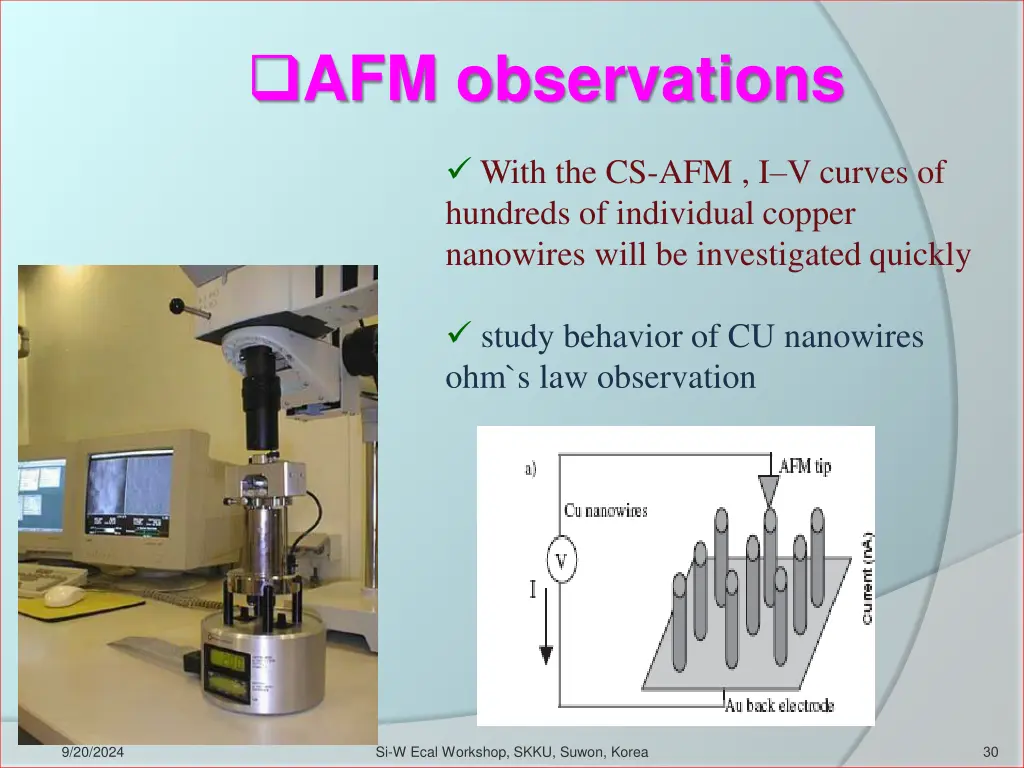 afm observations