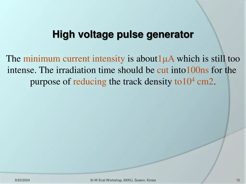 high voltage pulse generator