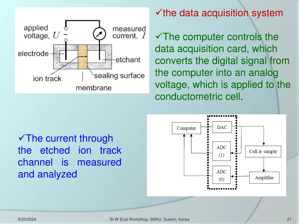 the data acquisition system