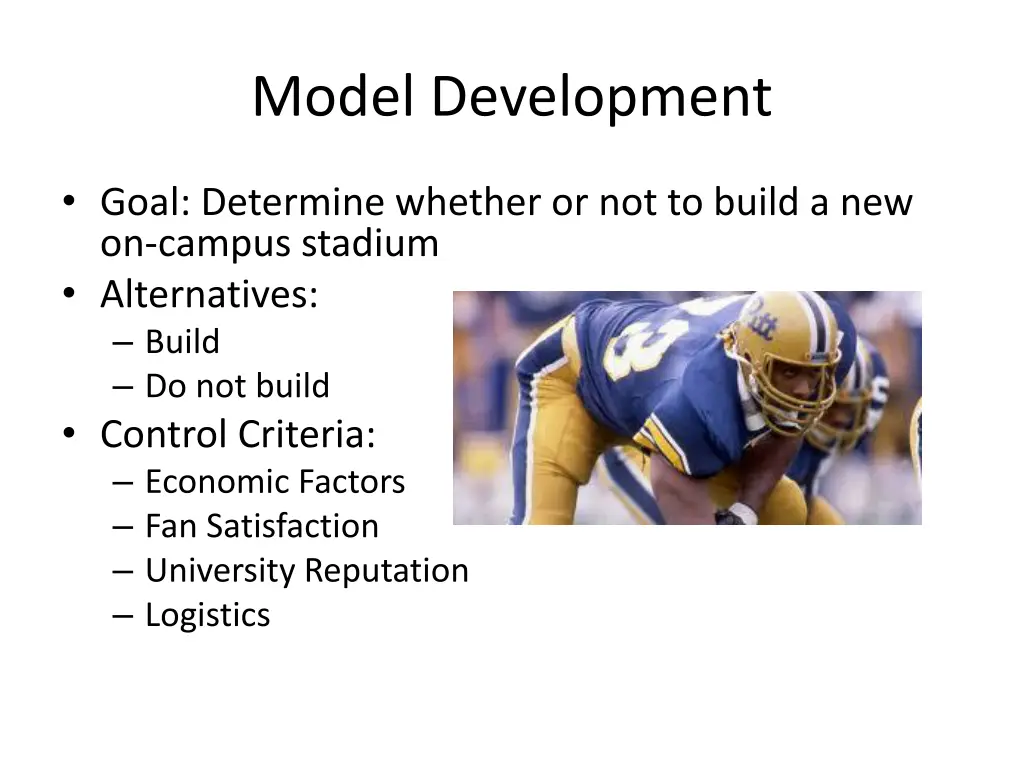 model development