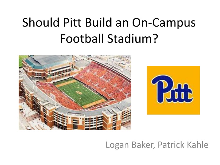 should pitt build an on campus football stadium