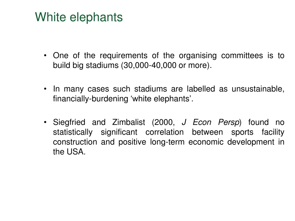 white elephants